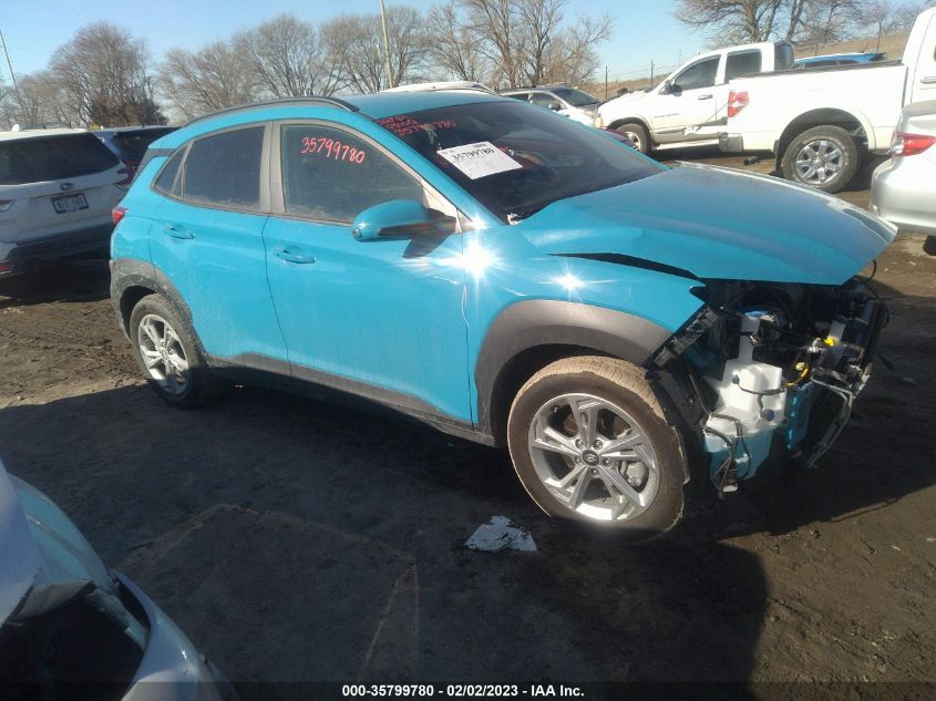 2022 HYUNDAI KONA SEL VIN: KM8K6CAB6NU901801