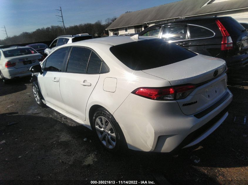 2022 TOYOTA COROLLA LE VIN: JTDEPMAE9N3017212