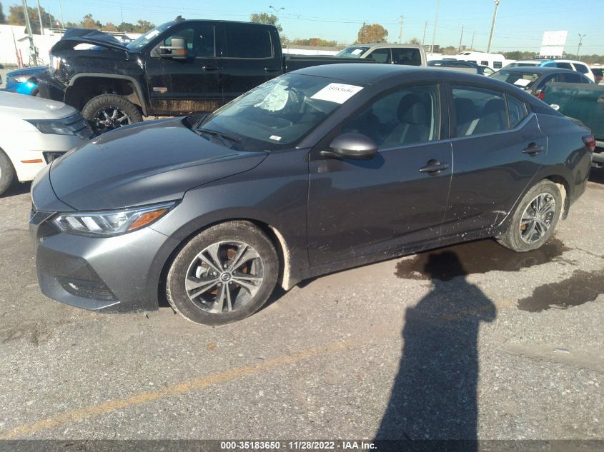2022 NISSAN SENTRA SV VIN: 3N1AB8CV2NY294859