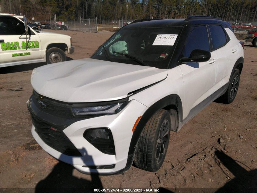 2022 CHEVROLET TRAILBLAZER RS VIN: KL79MUSL3NB031844