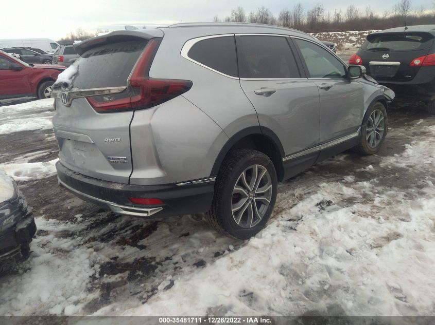 2022 HONDA CR-V HYBRID TOURING VIN: 5J6RT6H93NL012017
