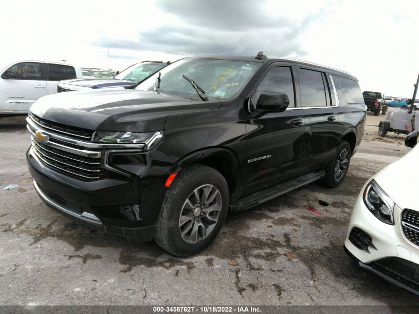2021 CHEVROLET SUBURBAN LT VIN: 1GNSCCKD7MR472920