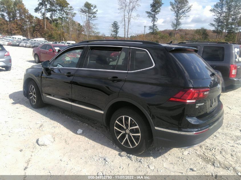 2021 VOLKSWAGEN TIGUAN SE VIN: 3VV3B7AX8MM045154