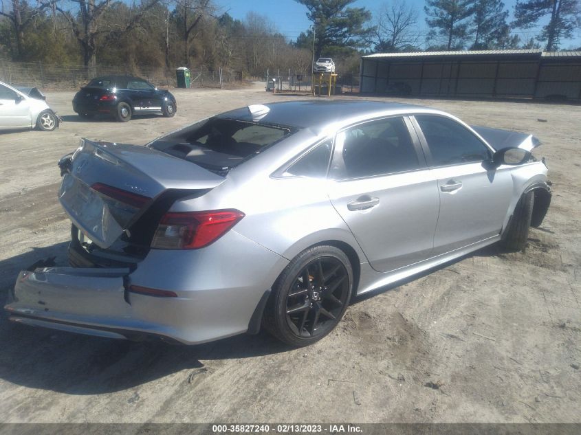 2022 HONDA CIVIC SEDAN SPORT VIN: 2HGFE2F53NH598728
