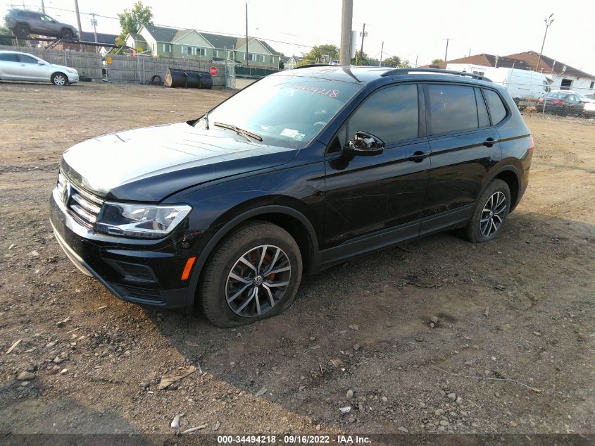 2021 VOLKSWAGEN TIGUAN S VIN: 3VV0B7AXXMM043473