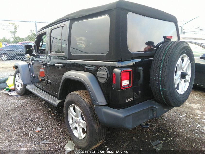 2020 JEEP WRANGLER UNLIMITED SPORT S VIN: 1C4HJXDG1LW248193