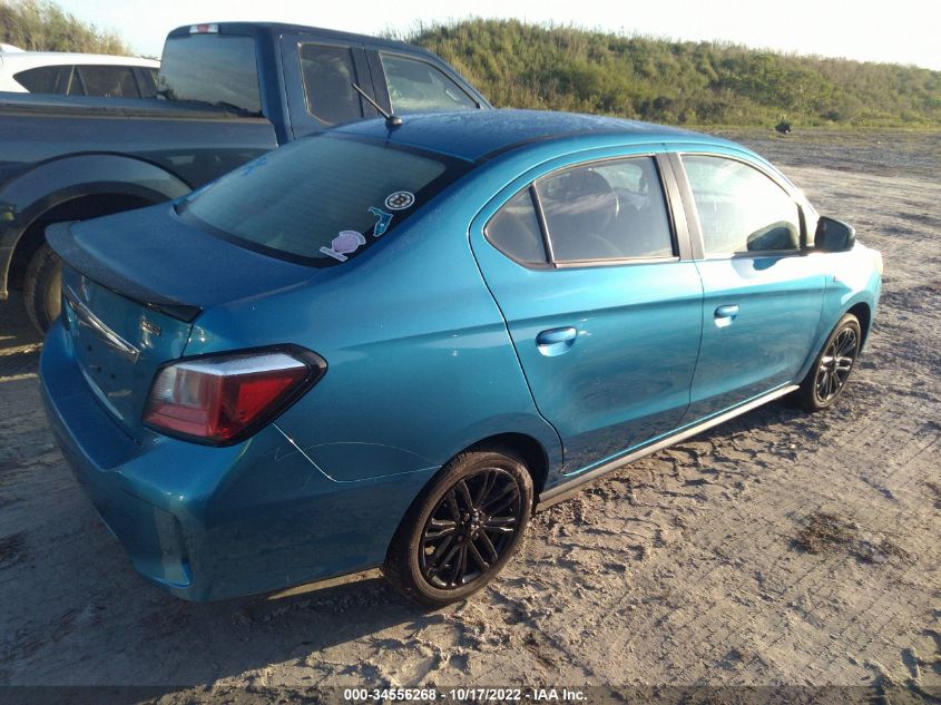 2022 MITSUBISHI MIRAGE G4 ES/LE/BLACK EDITION VIN: ML32FUFJ9NHF05211