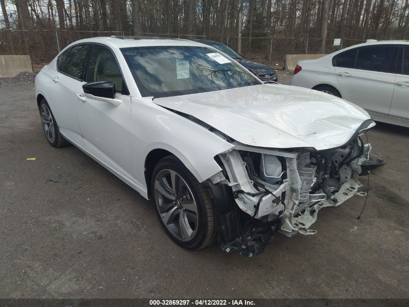 2021 ACURA TLX W/ADVANCE PACKAGE VIN: 19UUB6F62MA005373