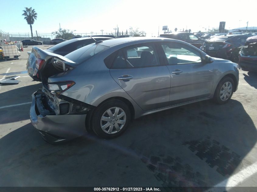 2022 KIA RIO S VIN: 3KPA24AD9NE435329