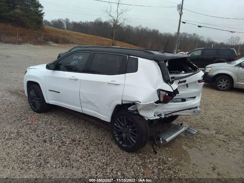 2022 JEEP COMPASS HIGH ALTITUDE VIN: 3C4NJDCB4NT172386
