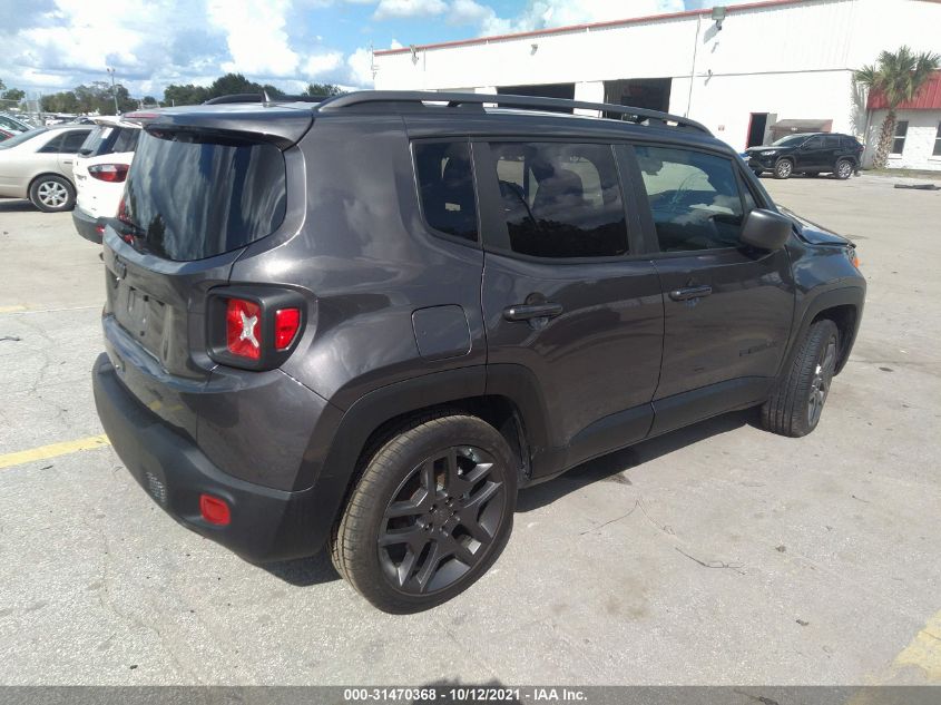 2021 JEEP RENEGADE LATITUDE VIN: ZACNJCBB0MPM68312