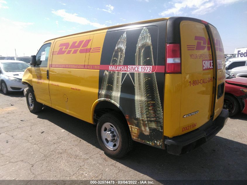 2021 CHEVROLET EXPRESS CARGO VAN VIN: 1GCWGAFP9M1172852