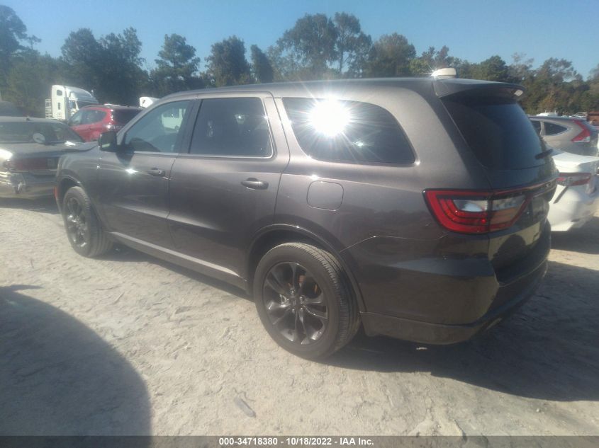 2021 DODGE DURANGO GT PLUS VIN: 1C4RDHDG9MC846987