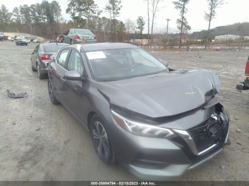 2022 NISSAN SENTRA SV VIN: 3N1AB8CVXNY240838