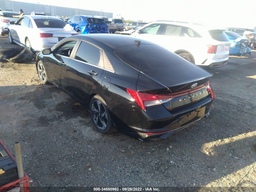 2021 HYUNDAI ELANTRA SEL VIN: KMHLN4AG9MU131326
