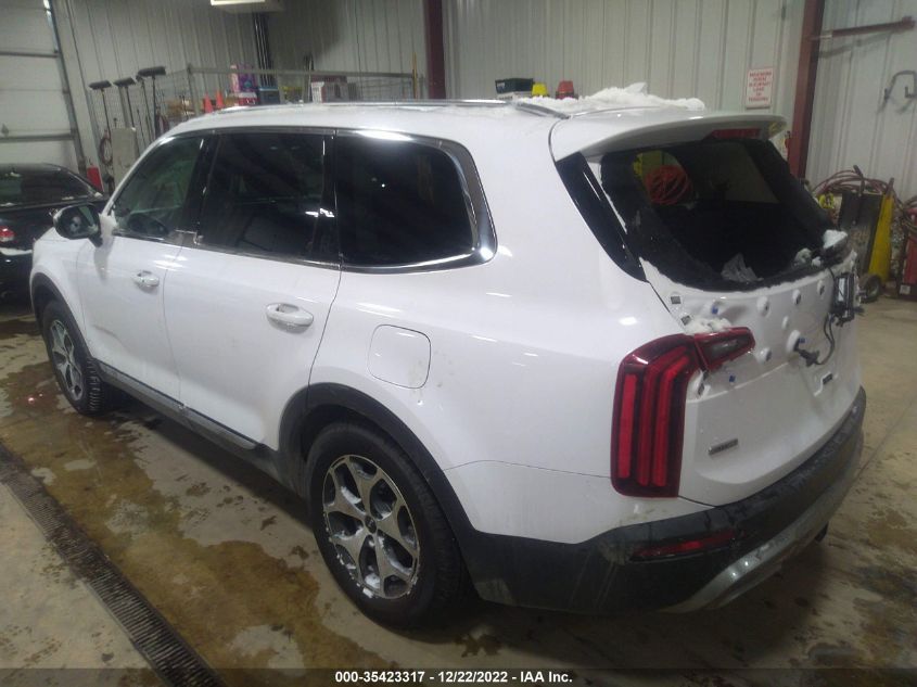 2022 KIA TELLURIDE EX VIN: 5XYP3DHC2NG274071