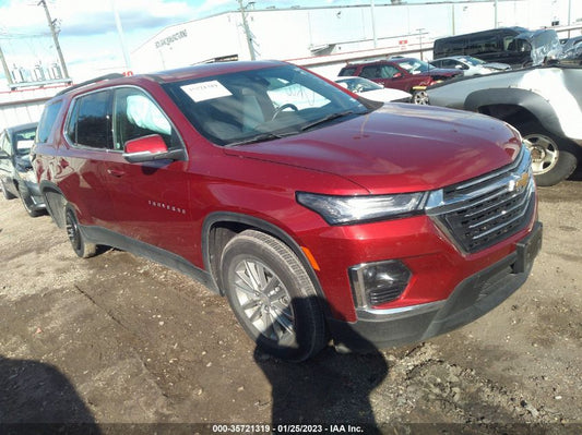 2022 CHEVROLET TRAVERSE LT CLOTH VIN: 1GNERGKW6NJ133473