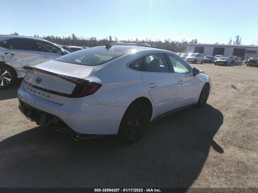 2022 HYUNDAI SONATA N LINE NIGHT EDITION VIN: 5NPEK4JC9NH147797