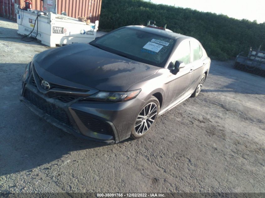 2022 TOYOTA CAMRY SE VIN: 4T1G11AK8NU618020