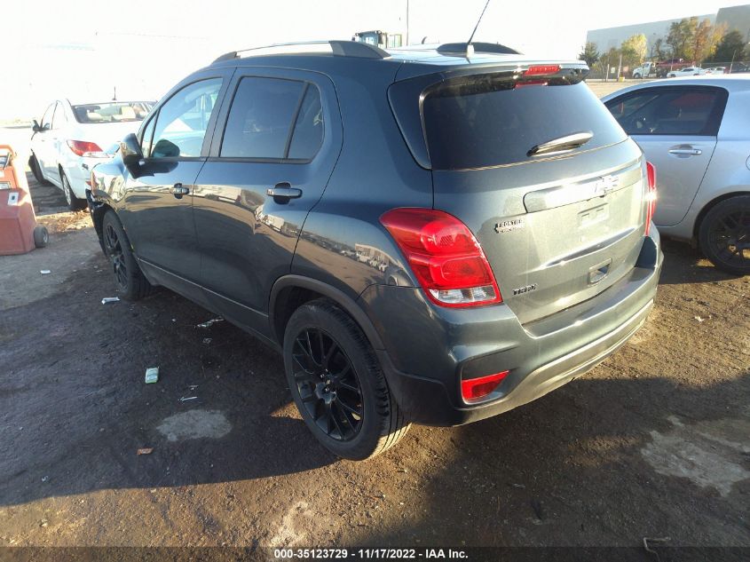 2022 CHEVROLET TRAX LT VIN: KL7CJLSMXNB529122