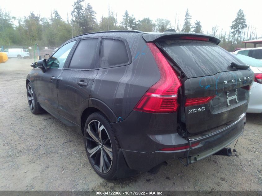 2022 VOLVO XC60 R-DESIGN VIN: YV4L12RM1N1953441