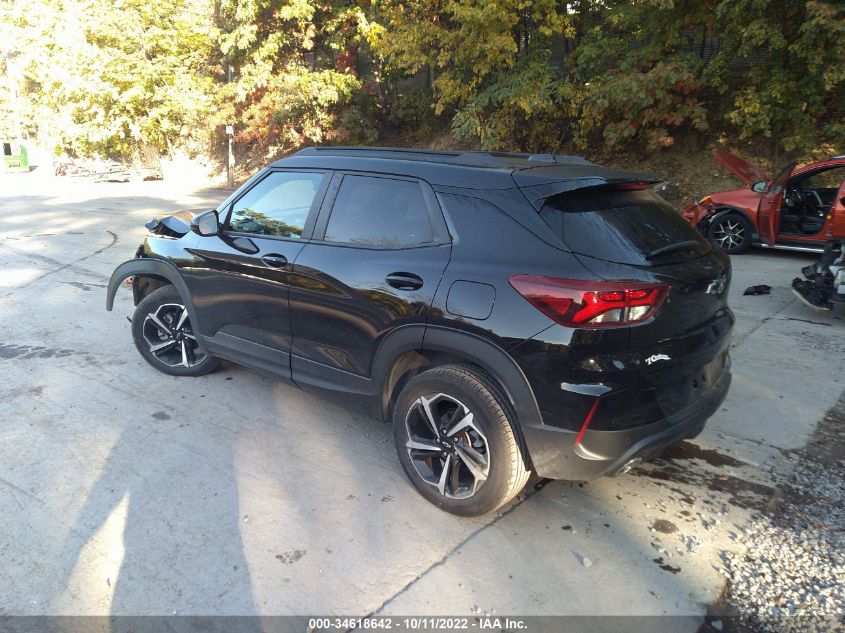 2021 CHEVROLET TRAILBLAZER RS VIN: KL79MUSLXMB059008