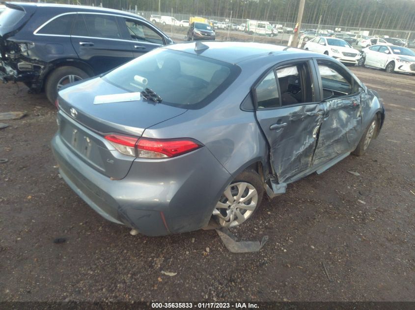 2022 TOYOTA COROLLA LE VIN: JTDEPMAE0N3023416