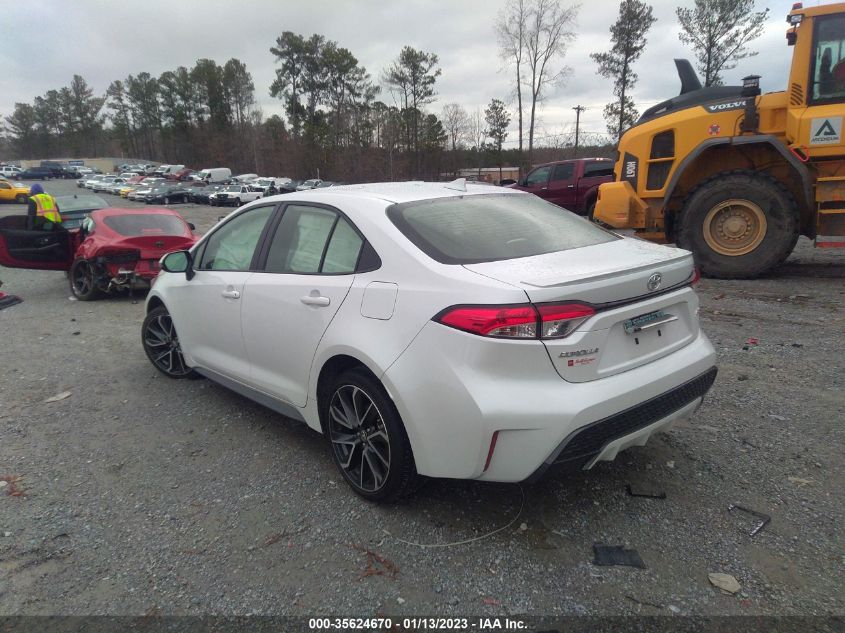 2022 TOYOTA COROLLA SE/SE NIGHTSHADE/APEX SE VIN: JTDS4MCE2N3503580