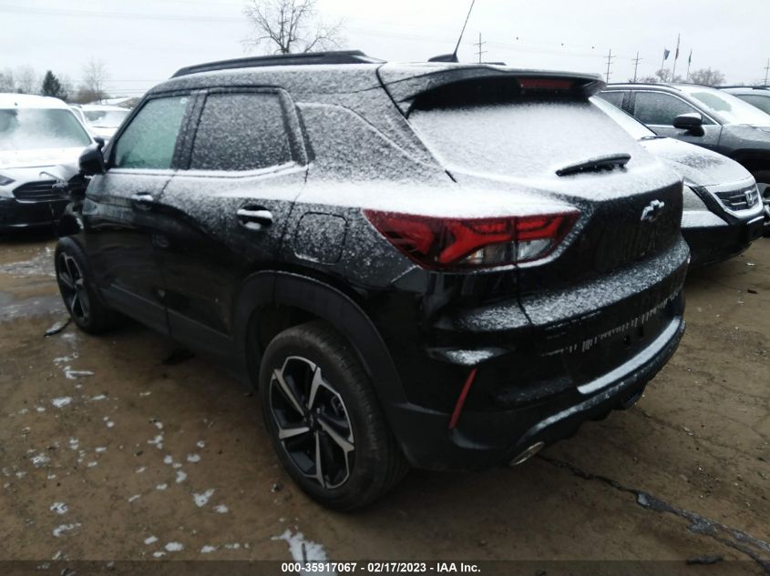 2022 CHEVROLET TRAILBLAZER RS VIN: KL79MUSL2NB043712