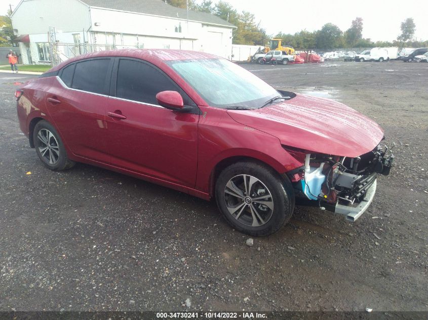 2022 NISSAN SENTRA SV VIN: 3N1AB8CV5NY290756