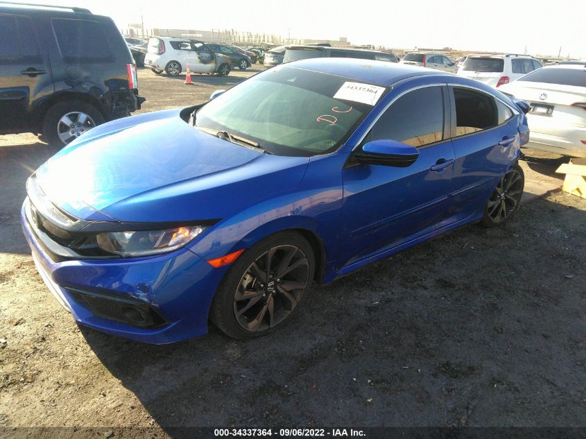 2021 HONDA CIVIC SEDAN SPORT VIN: 2HGFC2F82MH532251