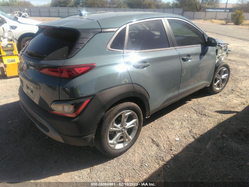 2022 HYUNDAI KONA SEL VIN: KM8K62AB4NU859218