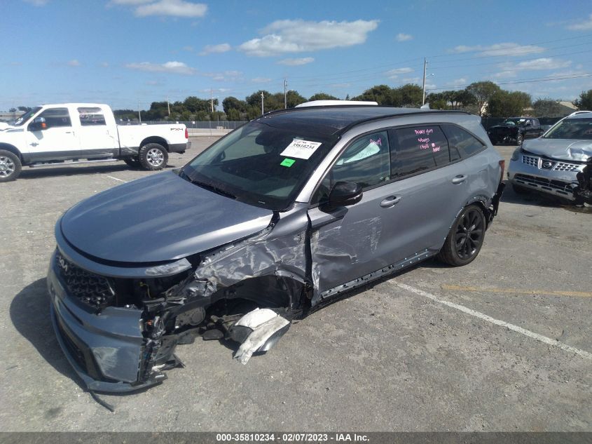 2022 KIA SORENTO SX PRESTIGE VIN: 5XYRK4LF3NG074474