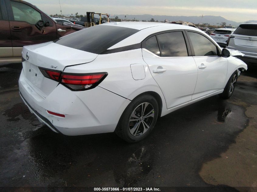 2022 NISSAN SENTRA SV VIN: 3N1AB8CV5NY312612