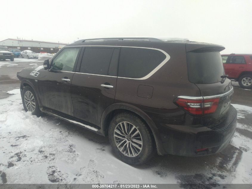 2021 NISSAN ARMADA SL VIN: JN8AY2BB1M9791278