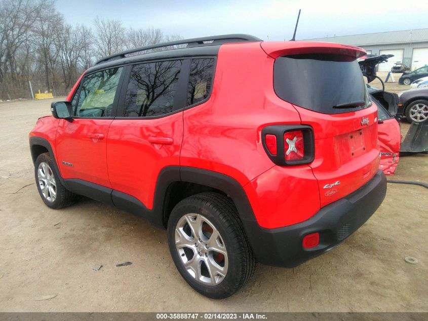 2022 JEEP RENEGADE LIMITED VIN: ZACNJDD11NPN50139