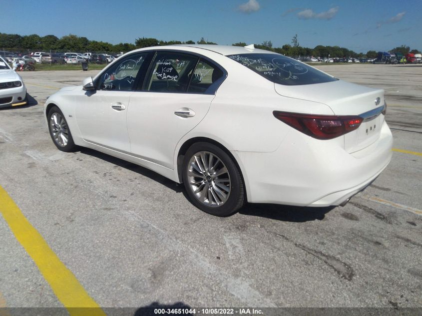 2020 INFINITI Q50 3.0T LUXE VIN: JN1EV7AP4LM207633