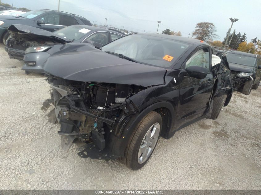 2021 HONDA HR-V LX VIN: 3CZRU6H33MM723769