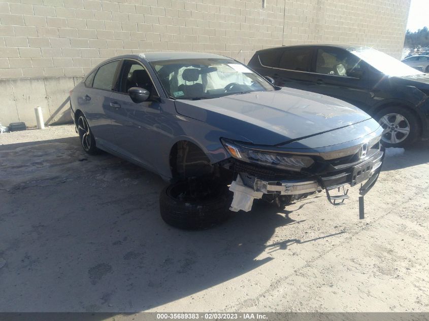 2022 HONDA ACCORD SEDAN SPORT VIN: 1HGCV1F3XNA020202