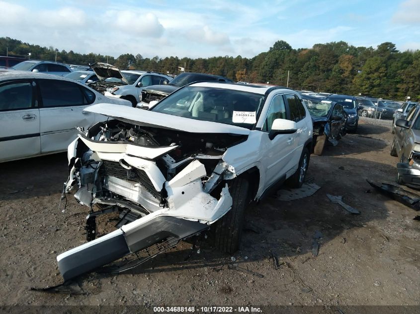 2022 TOYOTA RAV4 XLE PREMIUM VIN: 2T3C1RFV4NW203249