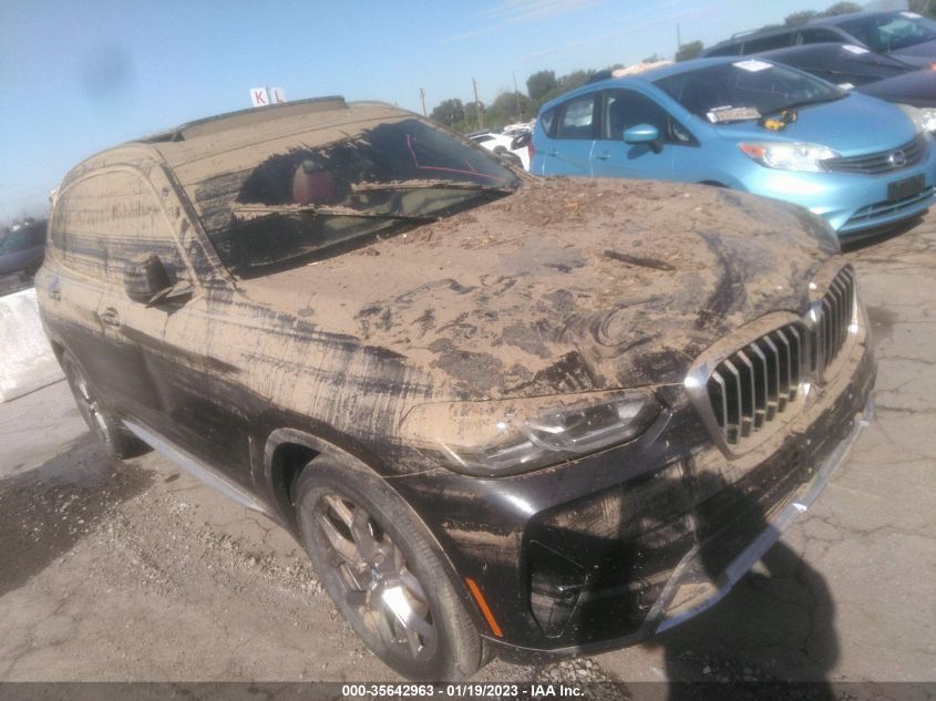 2022 BMW X3 SDRIVE30I VIN: 5UX43DP03N9K45995