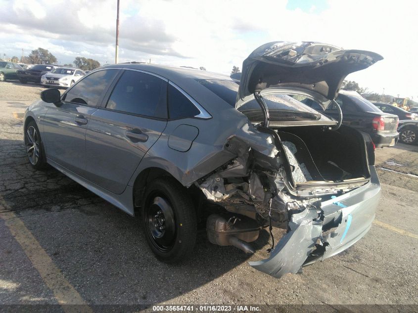 2022 HONDA CIVIC SEDAN TOURING VIN: 2HGFE1F95NH315372