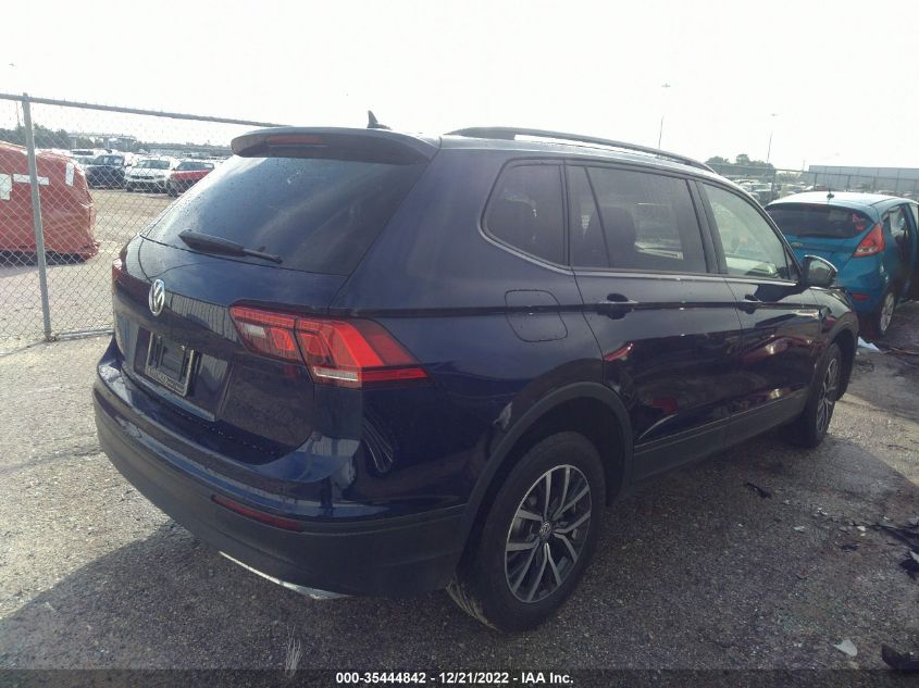 2021 VOLKSWAGEN TIGUAN S VIN: 3VV1B7AXXMM059631