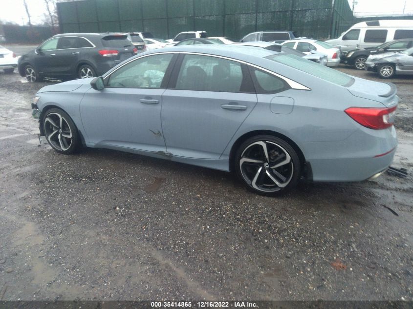 2021 HONDA ACCORD SEDAN SPORT VIN: 1HGCV1F38MA087038