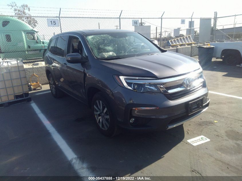2022 HONDA PILOT EX-L VIN: 5FNYF5H56NB015660