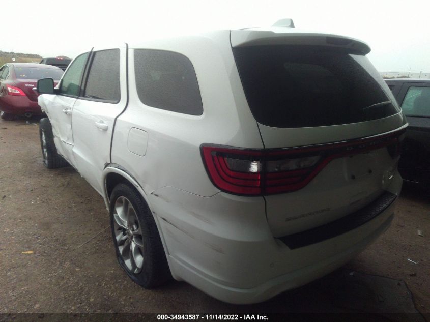 2020 DODGE DURANGO GT VIN: 1C4RDHDG3LC411154