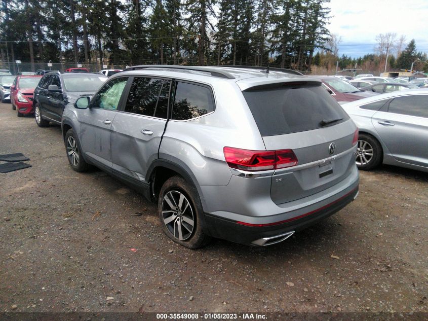 2022 VOLKSWAGEN ATLAS 2.0T SE VIN: 1V2LP2CA0NC514301