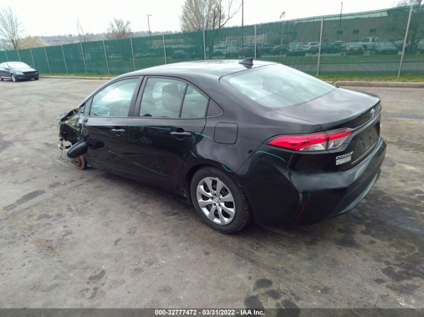2020 TOYOTA COROLLA LE VIN: 5YFEPRAE6LP079622
