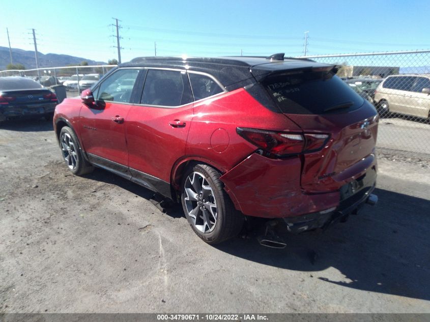 2022 CHEVROLET BLAZER RS VIN: 3GNKBERS9NS130144