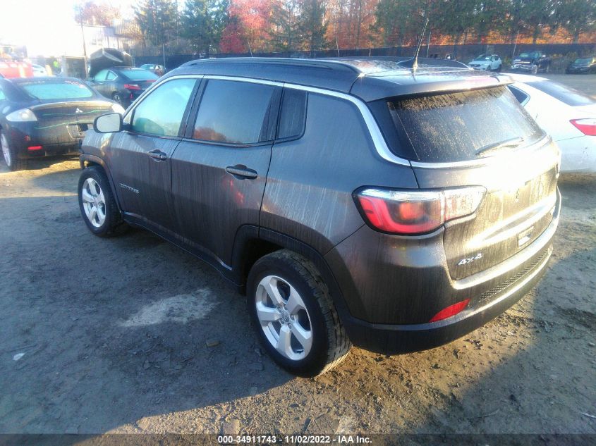 2021 JEEP COMPASS LATITUDE VIN: 3C4NJDBB0MT551563